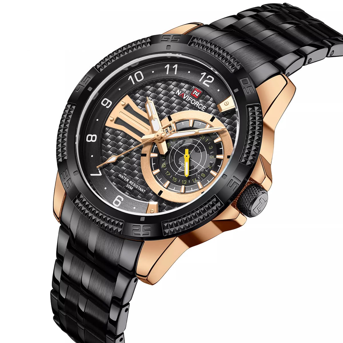 Naviforce Men's Leather Watch - Stylish and Timeless
